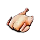 Viande d'oiseau crue