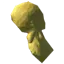 Gebundenes Kopftuch (gelb) Gebundenes Kopftuch (gelb)