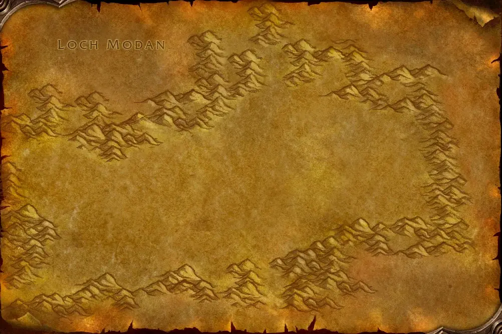 Karte von Ödland mit den Fundorten von Schwarzer Diamant in WoW Forever
