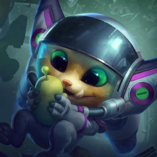 Gnar TFT champion portrait - Set 17