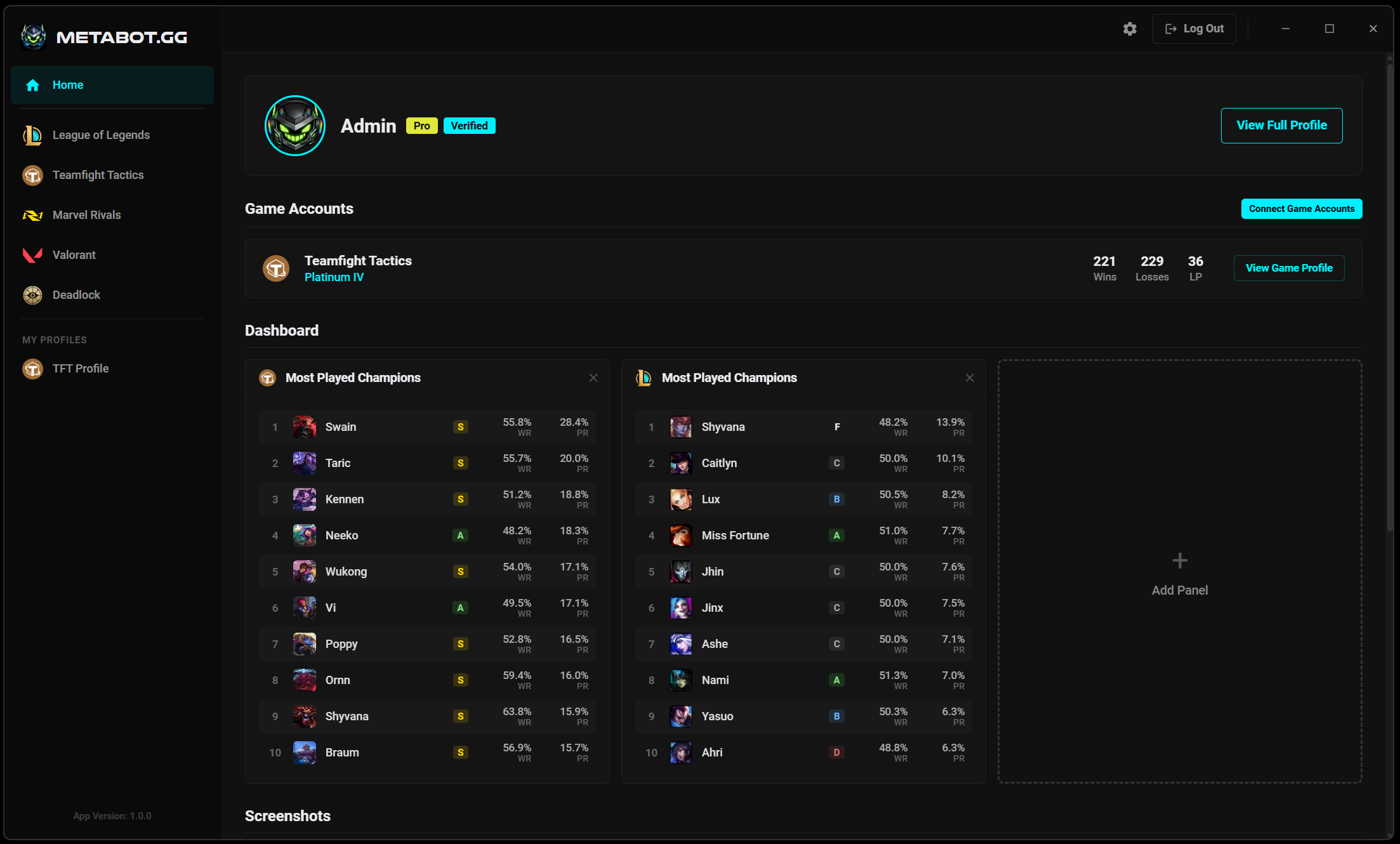MetaBot.GG Desktop App