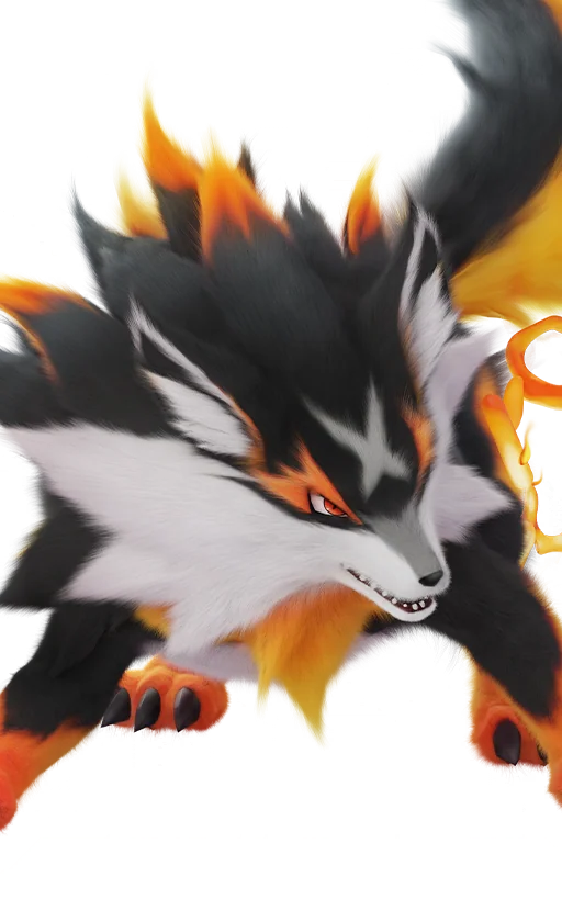 Flameruff, una creatura di Aniimo