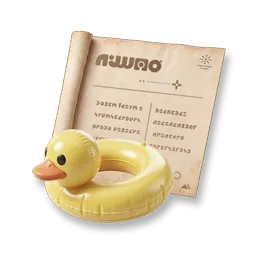 Ikona předmětu Furniture Blueprint: Cool Summer - Duckie Swim Ring v Aniimo
