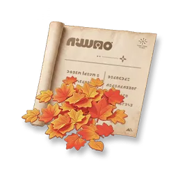 Icono del objeto Plano de muebles: Luna de cosecha: hojas carmesí en Aniimo