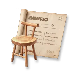 Icona dell'oggetto Furniture Blueprint: Harvest Moon - Tall Stool in Aniimo