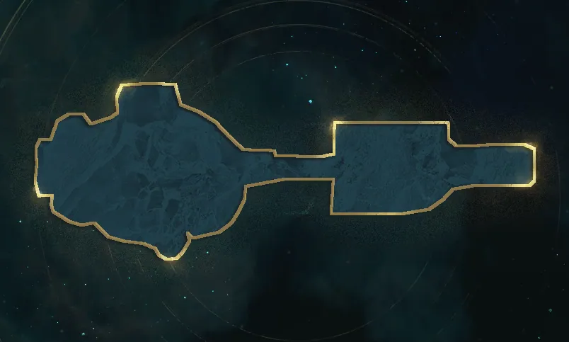 Mapa Kaisinel's Collapsed Sanctum – rozložení dungeonu AION 2 s pozicemi bossů