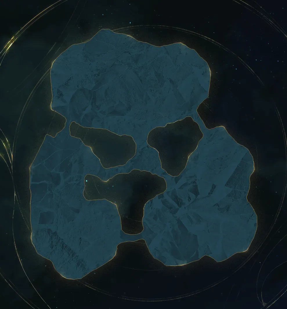 Mappa di Silent Graveyard – struttura del dungeon di AION 2 con la posizione dei boss