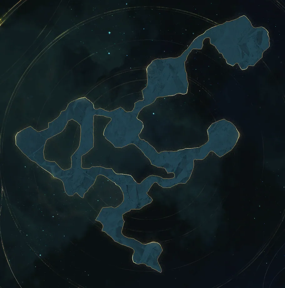 Mapa Krao Cave – rozložení dungeonu AION 2 s pozicemi bossů