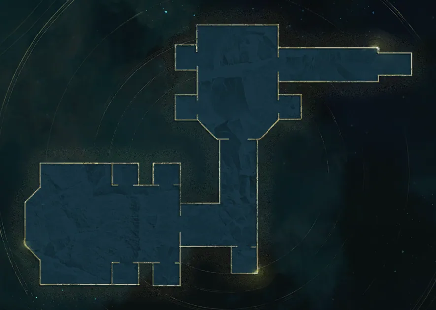 Mapa Broken Hall of Knowledge – rozložení dungeonu AION 2 s pozicemi bossů
