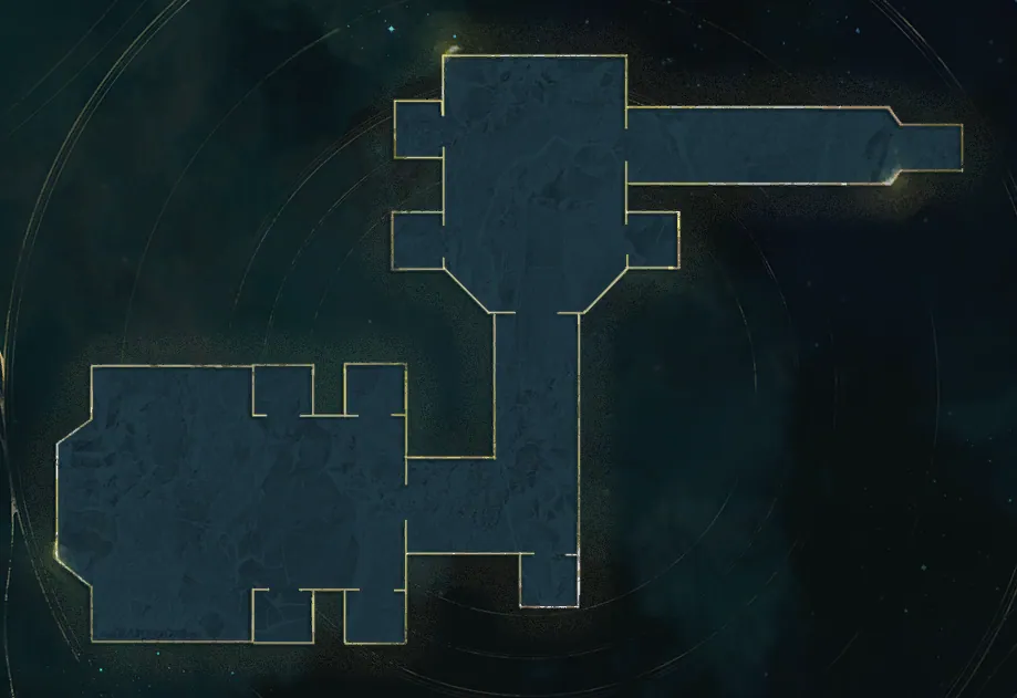 Cave of the Desperate map – AION 2 dungeon layout with boss locations
