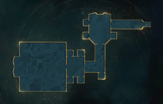 Mapa Kraka's Altar – rozložení dungeonu AION 2 s pozicemi bossů