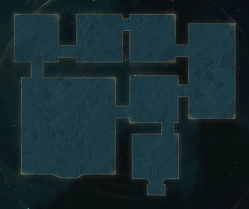 Mapa Abandoned Life Hideout – rozložení dungeonu AION 2 s pozicemi bossů