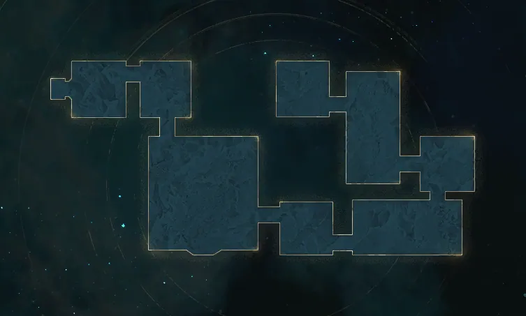 Mappa di Destroyed Scriptorium – struttura del dungeon di AION 2 con la posizione dei boss
