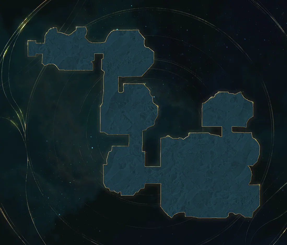 Mapa Indnath Secret Base – rozložení dungeonu AION 2 s pozicemi bossů