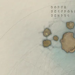 Map of Abyss Drana Mutant spawn points in Red Thorn Crown Isle, Chaotic Upper Reshanta