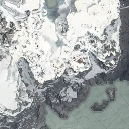 Map of Lava Bloom spawn points in Muspel Volcano Zone, Morheim