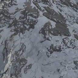 Map of Icecap Ridge in Morheim, Aion 2, with the spawn points of its monsters