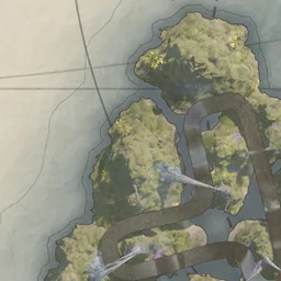 Map of Eternal Zelophi spawn points in Eternal Isle, Verteron