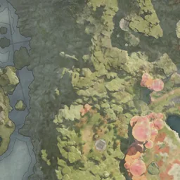 Map of Cantas Valley Skyray spawn points in Western Cantas Valley, Verteron