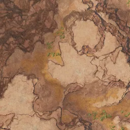 Map of Withered Dionae spawn points in Ruberein Highland, Eltnen