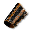 Kunstvoller dunkelgrauer Armschutz Gegenstandssymbol in The Blood of Dawnwalker