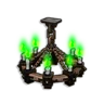 Green Chandelier