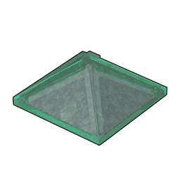 Tejado piramidal de cristal icon