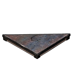 Dreieckiges Metalldach icon