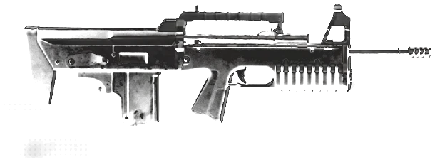 Render útočné pušky A-91 ze hry WARDOGS