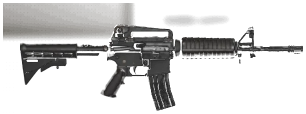 Render del fusil de asalto M4 de WARDOGS
